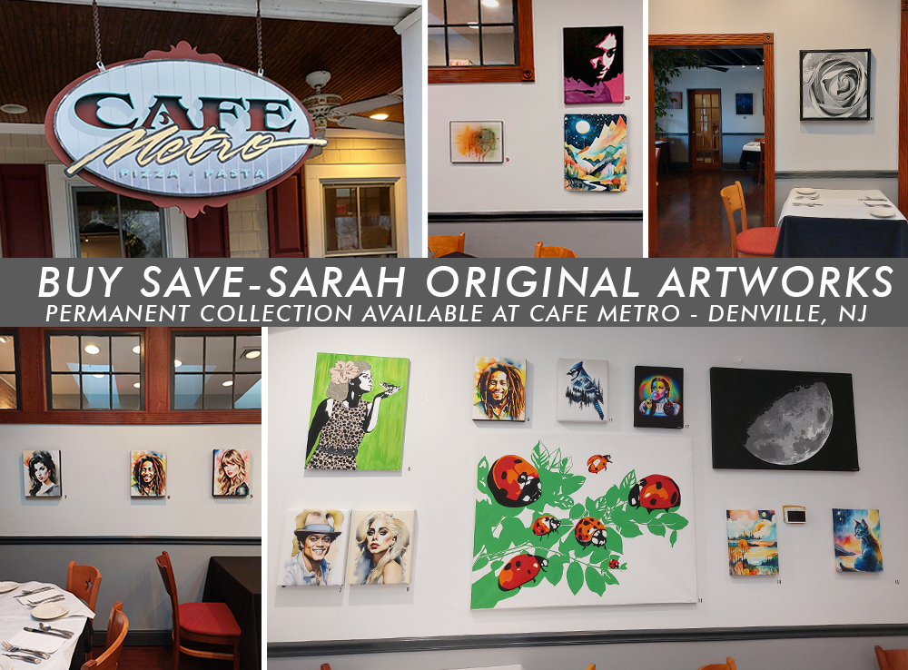 Artworks at Cafe Metro